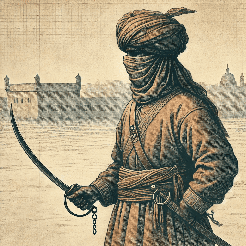 Petite histoire des Corsaires de Salé Barbary pirate illustration pirate nord africain corsaires de Salè